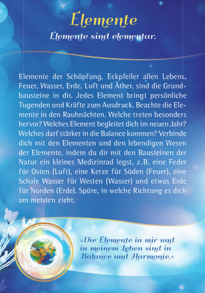 Mein Rauhnacht-Orakel von Jeanne Ruland
Visionskarten für die 12 Heiligen Nächte