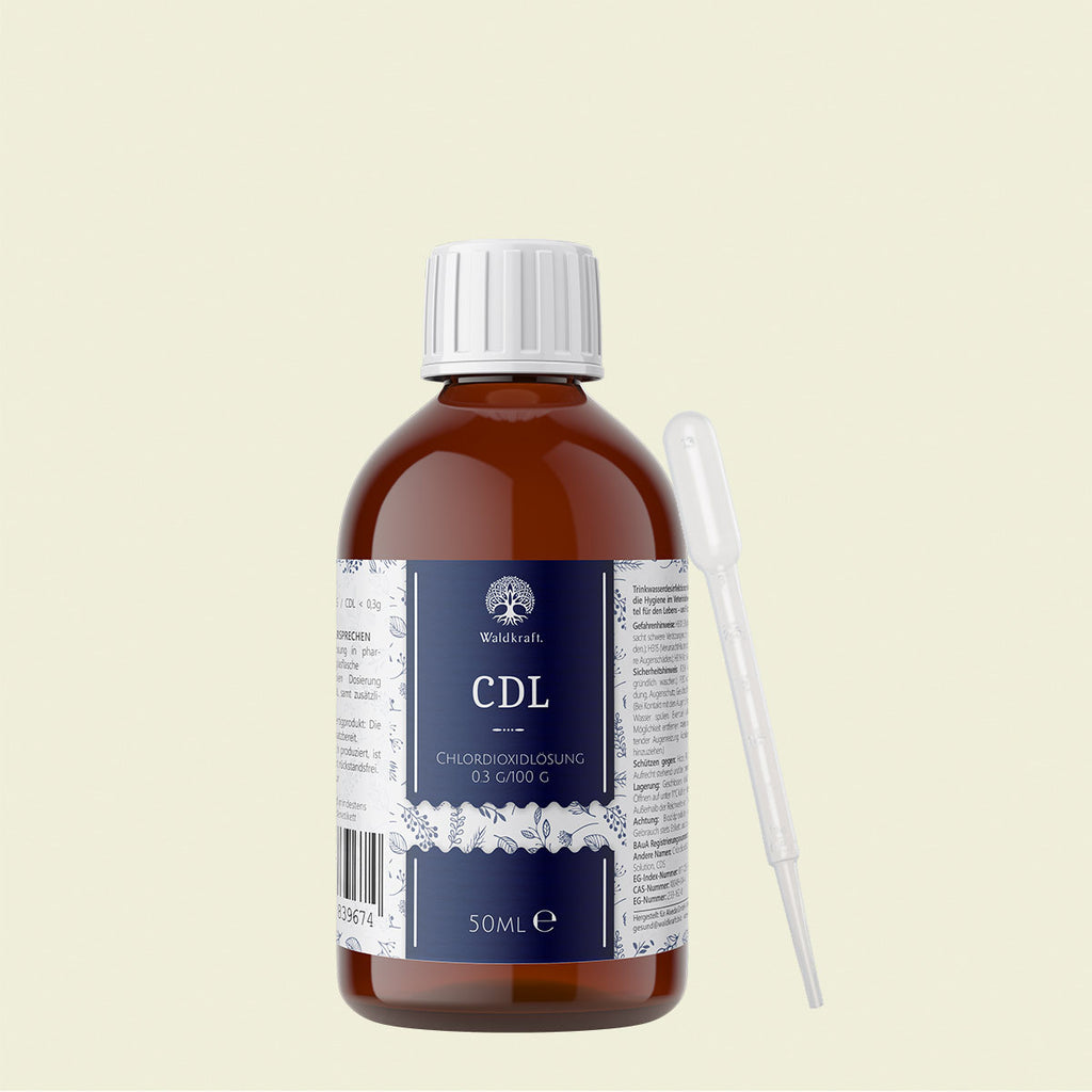 CDL/CDS - Chlordioxid in Originalrezeptur (Chlordioxidlösung) Waldkraft50ml
