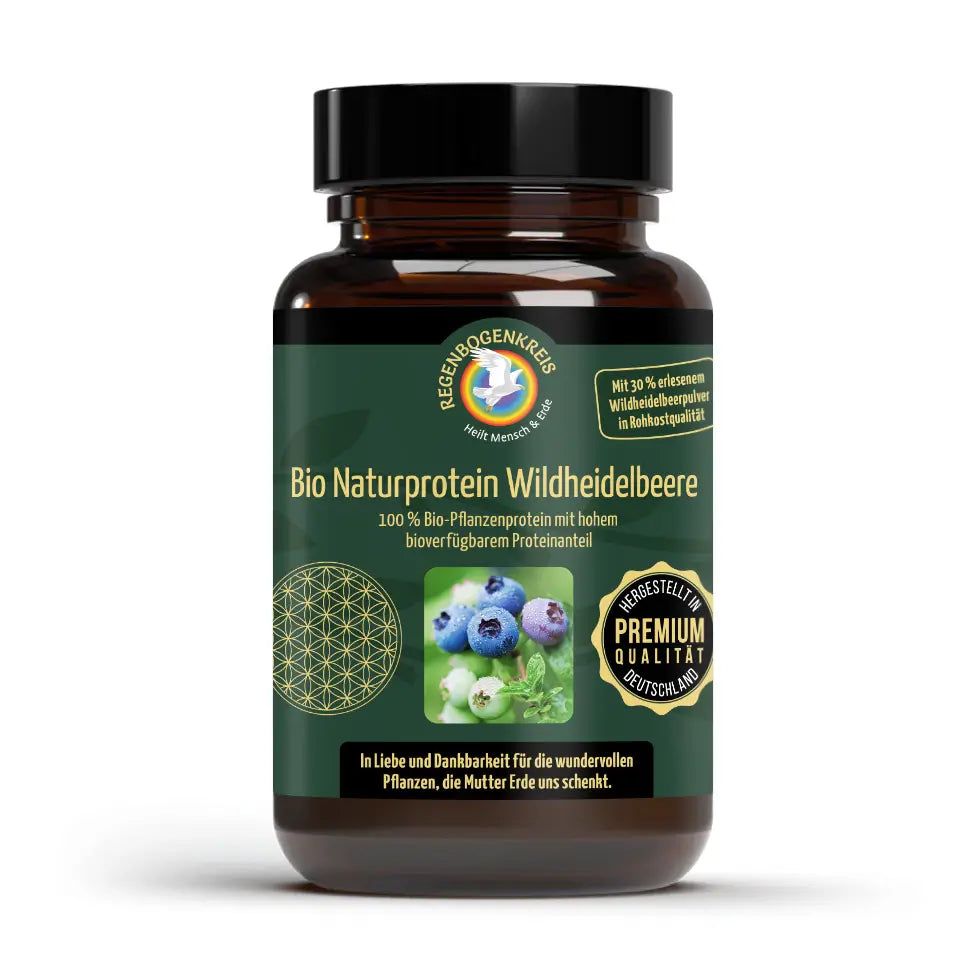 Express Darmkur Premium, Darmreinigungsset mit Darmkur inkl. Bio Naturprotein Wildheidelbeere - REGENBOGENKREIS