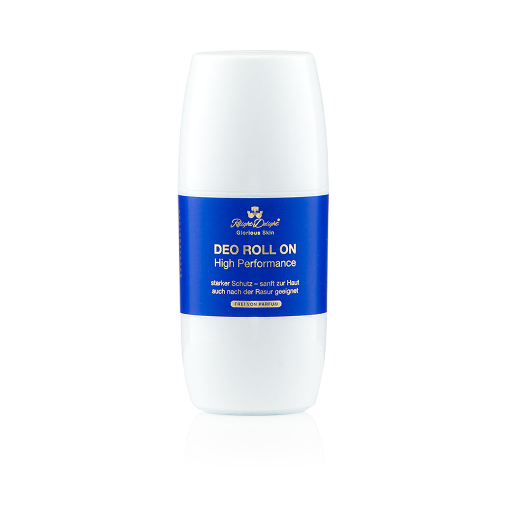 Glorious Skin - Deo Roll on - High Performance - frei von Parfüm starker Schutz – sanft zur Haut 75ml Relight Delight