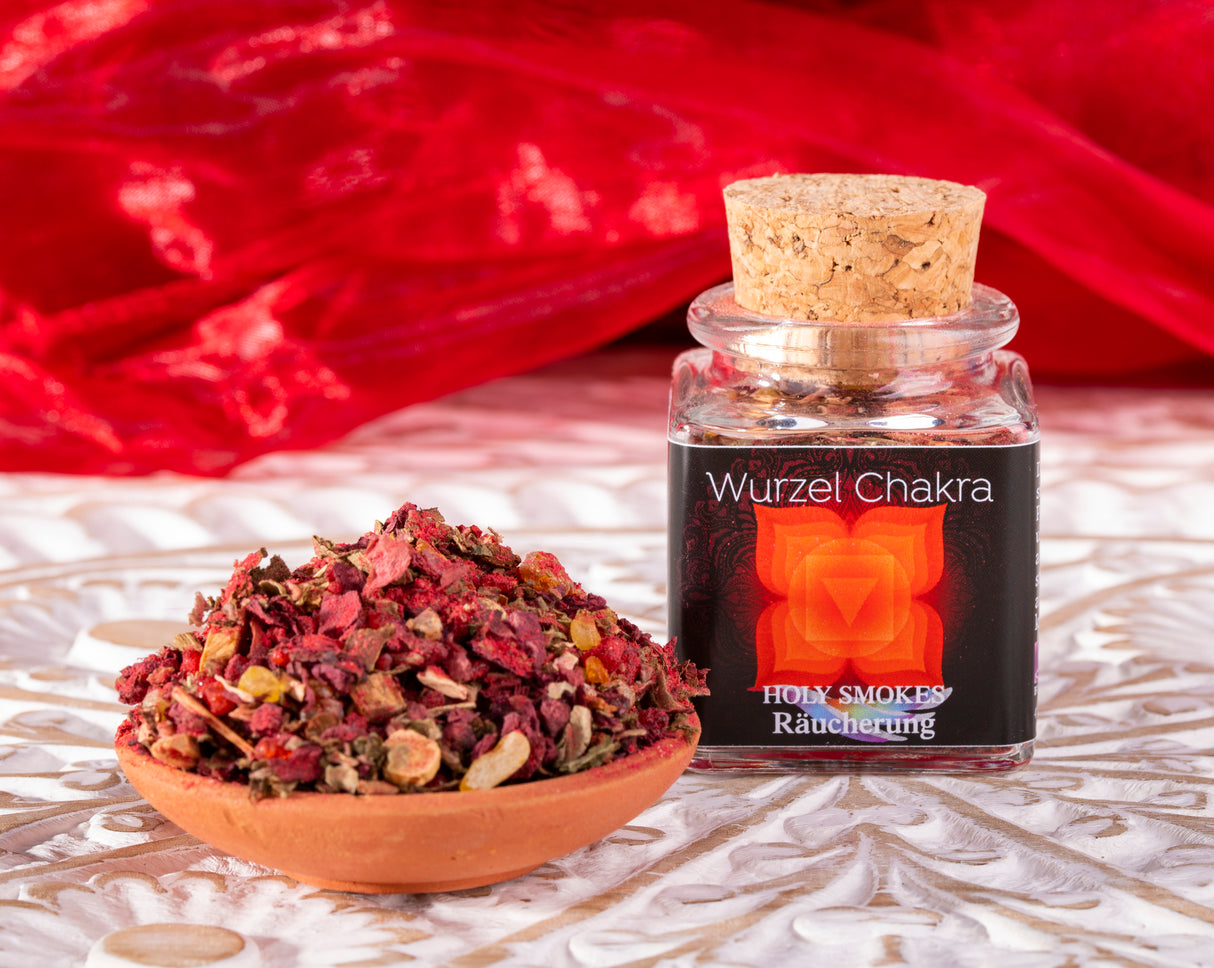 Wurzelchakra - Chakra Räuchermischung Berk Räucherwerk 50ml