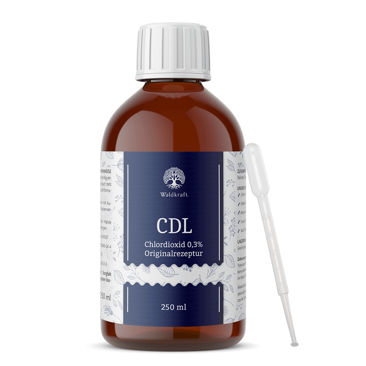 CDL/CDS - Chlordioxid in Originalrezeptur (Chlordioxidlösung)Waldkraft250ml