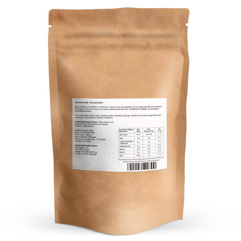 Himalaya Kristallsalz fein gemahlen 1000g