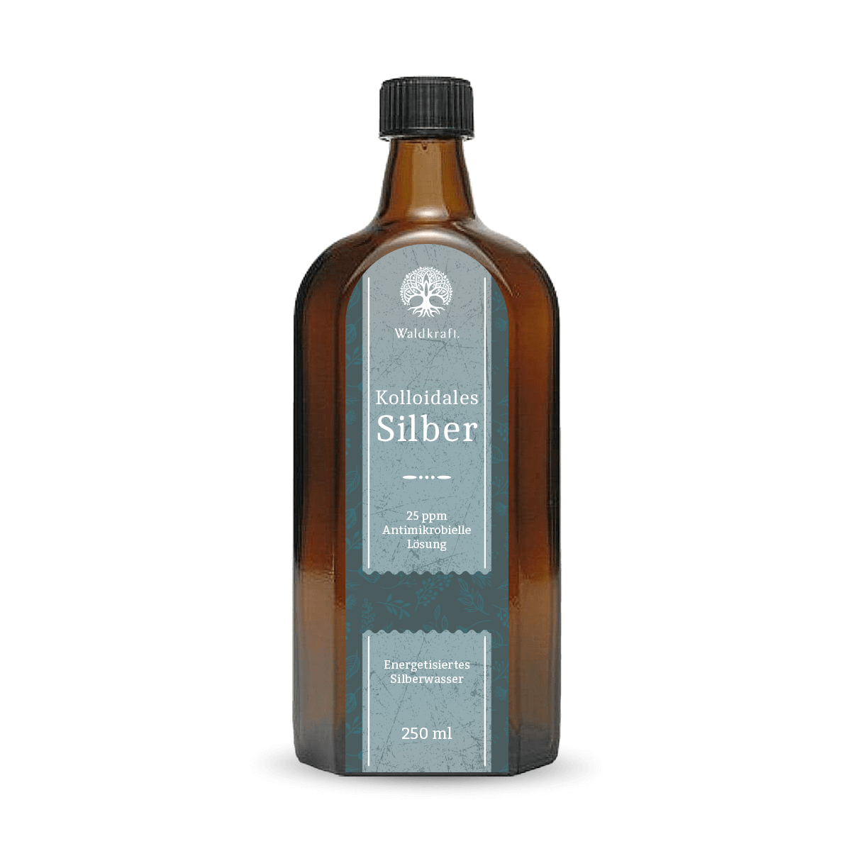 Kolloidales Silber 25 ppm - Antimikrobielle Lösung - Waldkraft