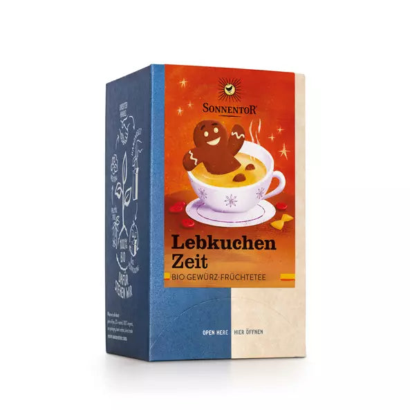Lebkuchen Zeit Bio-Gewürz-Früchteteemischung Sonnentor Doppelkammerbeutel