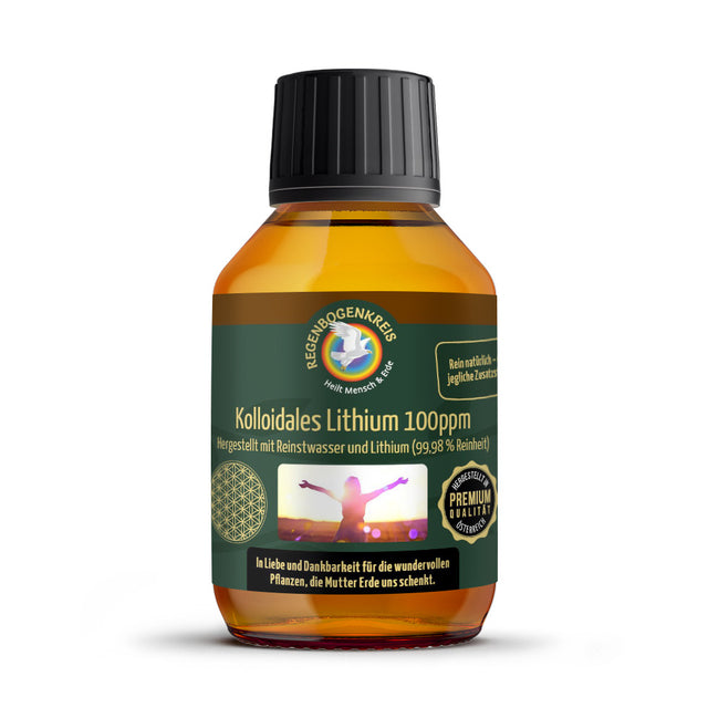 100ml Kolloidales Lithium, Regenbogenkreis