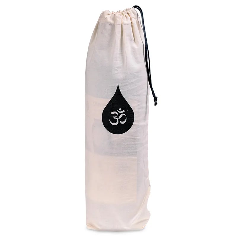 OM Wasserflasche - Dankbarkeit Tasche aus Bio Baumwolle