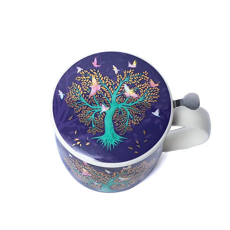 Lovebirds  - Teetasse mit Sieb und Deckel