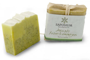Handgemachte Saposium Avocadoseife Zeder-Lemongras – Naturseife mit reichhaltigem Avocadoöl und ätherischen Ölen