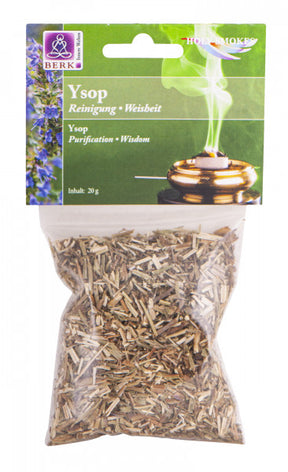 Räucherwerk in Tüte Ysop (Hyssopus officinalis) Reinigung - Weisheit