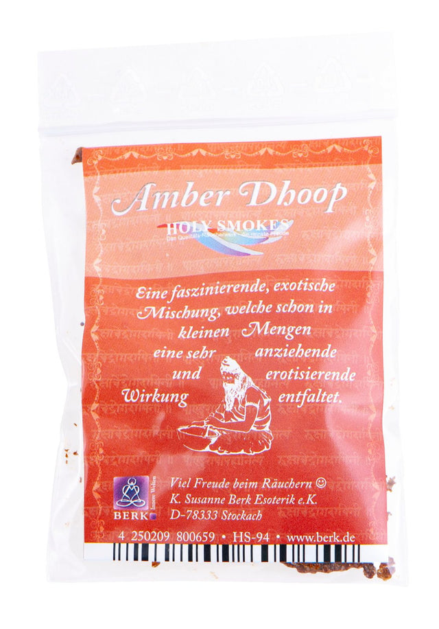 Amber Dhoop 5 g , Räucherwerk Berk