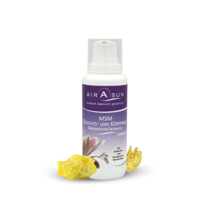 "AIRASUN Basisches MSM-Gel 200ml - regenerierende Haut- und Gelenkpflege"