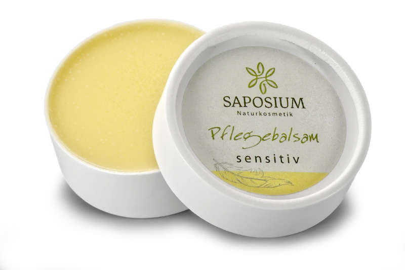 Saposium Pflegebalsam Sensitiv – duftstofffreier Naturkosmetik-Balsam mit Sheabutter und Bienenwachs