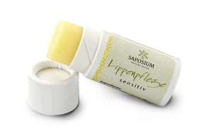 Saposium Lippenbalsam Sensitiv – unparfümierte Naturkosmetik-Lippenpflege mit Sheabutter und Bienenwachs
