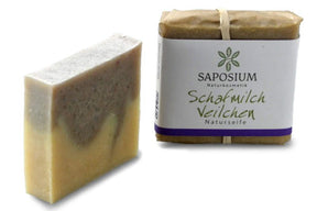 Handgemachte Saposium Schafmilchseife Veilchen – milde Naturseife mit blumigem Duft