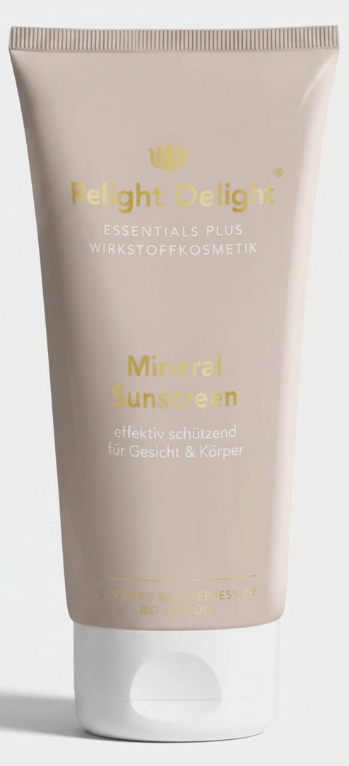Essentials Plus - Mineral Sunscreen | Natürlicher Sonnenschutz für Gesicht & Körper – 100 % mineralisch, mit Zinkoxid & nährstoffreichen Bio-Ölen, sanft & effektiv für alle Hauttypen ohne Parfüm