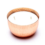 Duftende ayurvedische Trisdosha-Kerze, Lavendel und Zitronengras