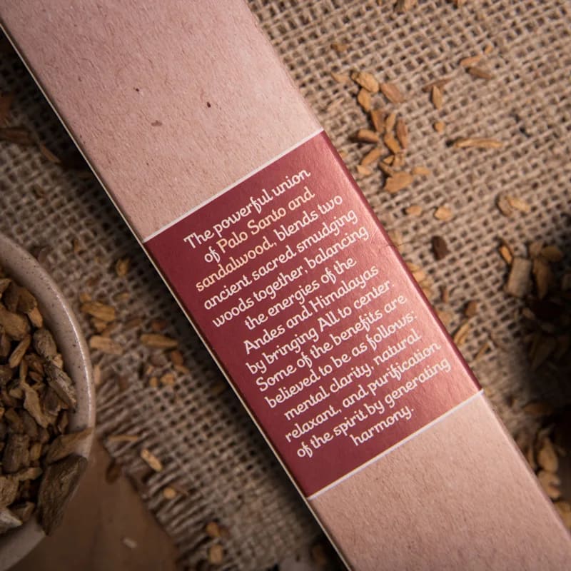 Sagrada Madre Räucherwerk Palo Santo & Sandelholz