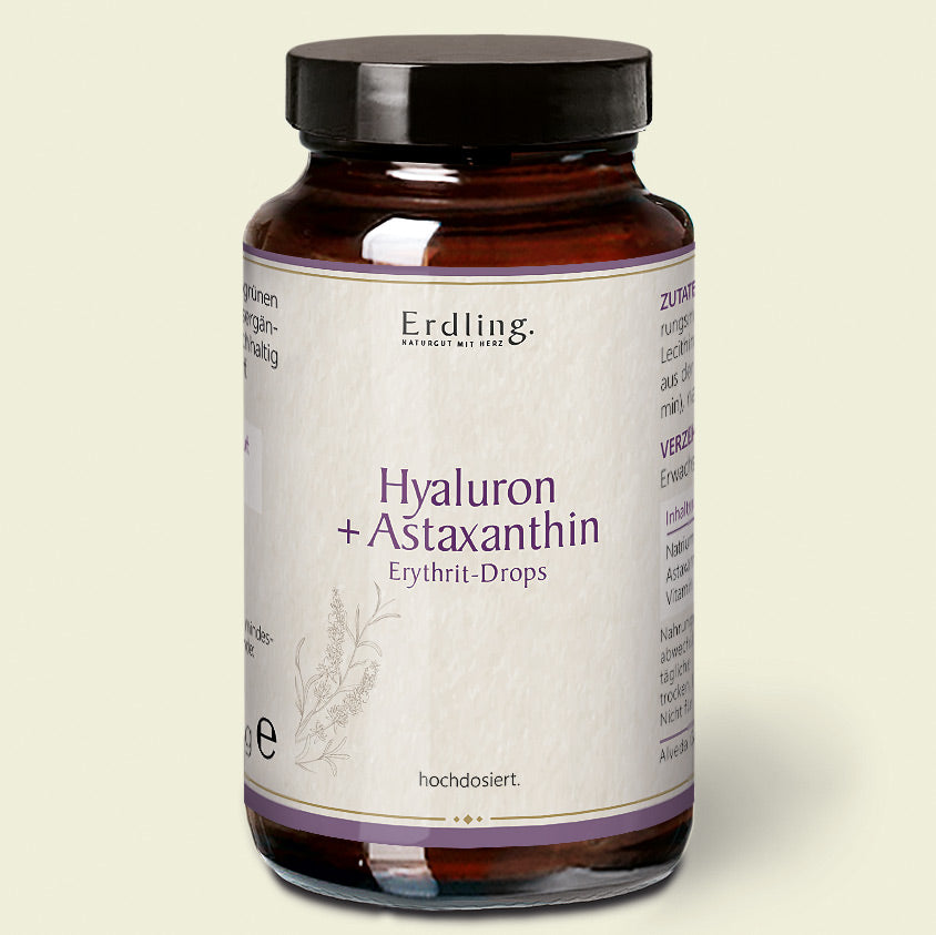 "Astaxanthin Hyaluron Drops 50 Stück von Waldkraft - Premium Nahrungsergänzung mit natürlichem Astaxanthin und Hyaluronsäure in praktischer Tropfenform"
