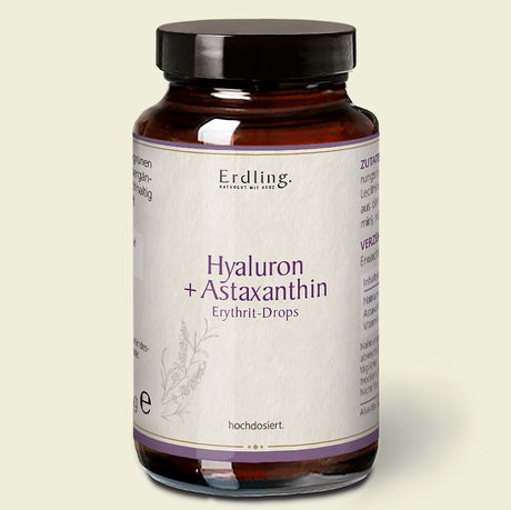 "Astaxanthin Hyaluron Drops 50 Stück von Waldkraft - Premium Nahrungsergänzung mit natürlichem Astaxanthin und Hyaluronsäure in praktischer Tropfenform"
