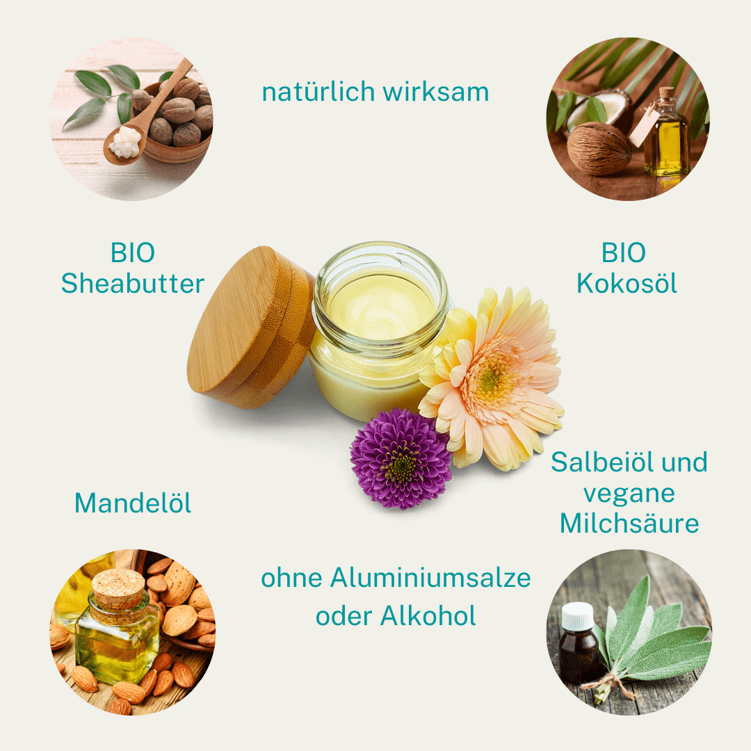 Kleine Auszeit - Deocreme Aloe Vera – natronfrei und zinkoxidfrei