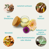 Kleine Auszeit - Deocreme Aloe Vera – natronfrei und zinkoxidfrei