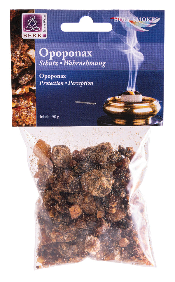 BERK - Opoponax - Räucherwerk in Tüten 50 g Tütchen-Schutz-Wahrnehmung
