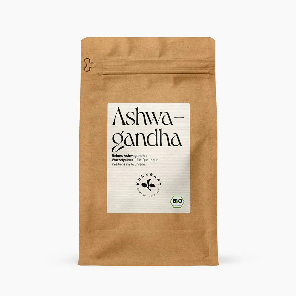 BIO ASHWAGANDHA PULVER - KURKRAFT 250 g - SCHLAFBEERE