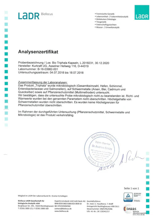 BIO TRIPHALA  - KURKRAFT