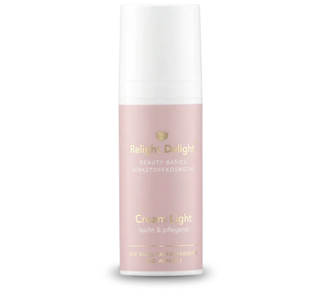  "Beauty Basics Cream Light parfümfrei 50ml - Leichte Bio-Gesichtscreme ohne Duftstoffe für empfindliche Haut"