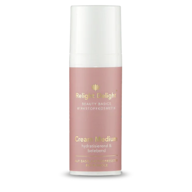 "Beauty Basics Cream Medium 50ml  im Pumpspender - Reichhaltige Anti-Aging Gesichtscreme mit 7% Bio-Macadamiaöl"