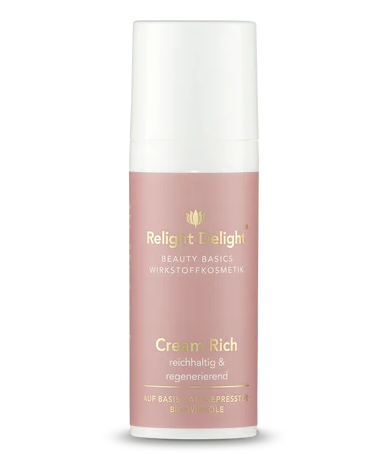"Beauty Basics Cream Rich parfümfrei 50ml - Intensive Creme ohne Duftstoffe für empfindliche Haut"