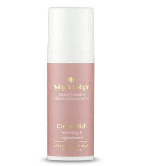 "Beauty Basics Cream Rich parfümfrei 50ml - Intensive Creme ohne Duftstoffe für empfindliche Haut"