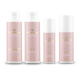  "Beauty Basics Gesichts-Set Rich parfümfrei - 4-teiliges intensives Anti-Aging Hautpflege-Set ohne Duftstoffe für empfindliche sehr trockene reife Haut"