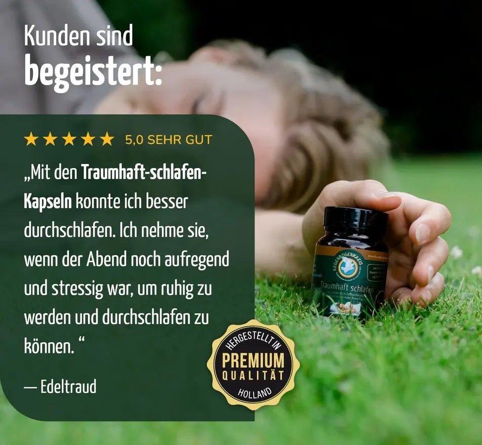 „Regenbogenkreis Traumhaft schlafen – vegane Schlafkapseln“