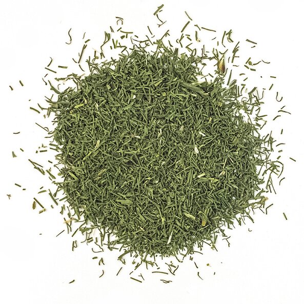 getrocknetes Gewürz -Bio Dill geschnitten – aromatisches Gurkenkraut für Salate, Fischgerichte und Dips, süßlich‑frisch und naturbelassen.