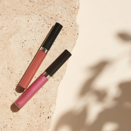 💋 Bio-Lipgloss Shiny Pink & Shiny Nude – Vegan, pflegend & ohne Titandioxid | Natürlich strahlender Glanz