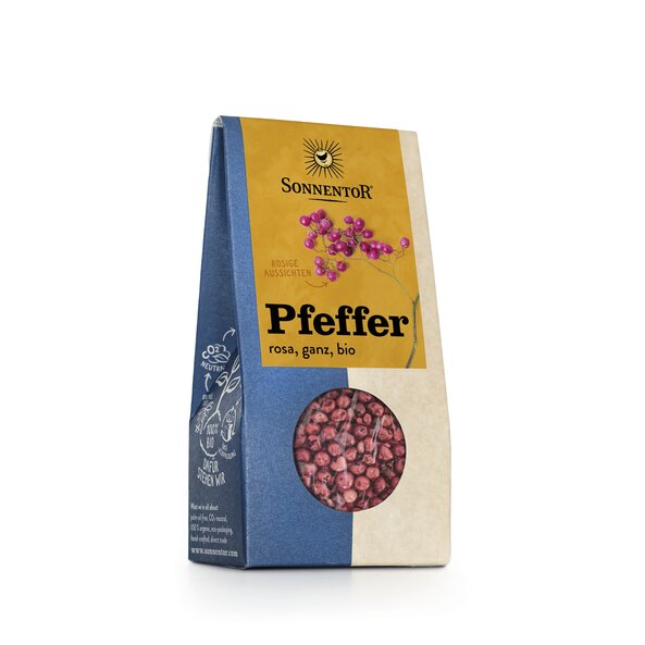 Bio-Pfeffer rosa ganz 20g Sonnentor