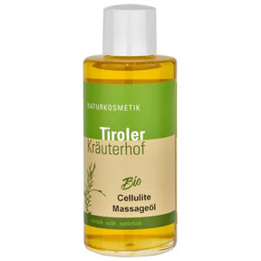  "Cellulite Massageöl Bio 100ml -  mit Bio-Jojoba, Sesam und ätherischen Ölen von Wacholder und Grapefruit vom Tiroler Kräuterhof"
