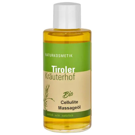  "Cellulite Massageöl Bio 100ml -  mit Bio-Jojoba, Sesam und ätherischen Ölen von Wacholder und Grapefruit vom Tiroler Kräuterhof"