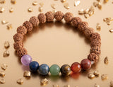 Chakra Rudraksha Armband