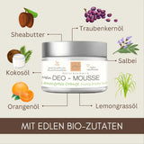 „Handgemachtes Deo‑Mousse mit ätherischen Ölen“