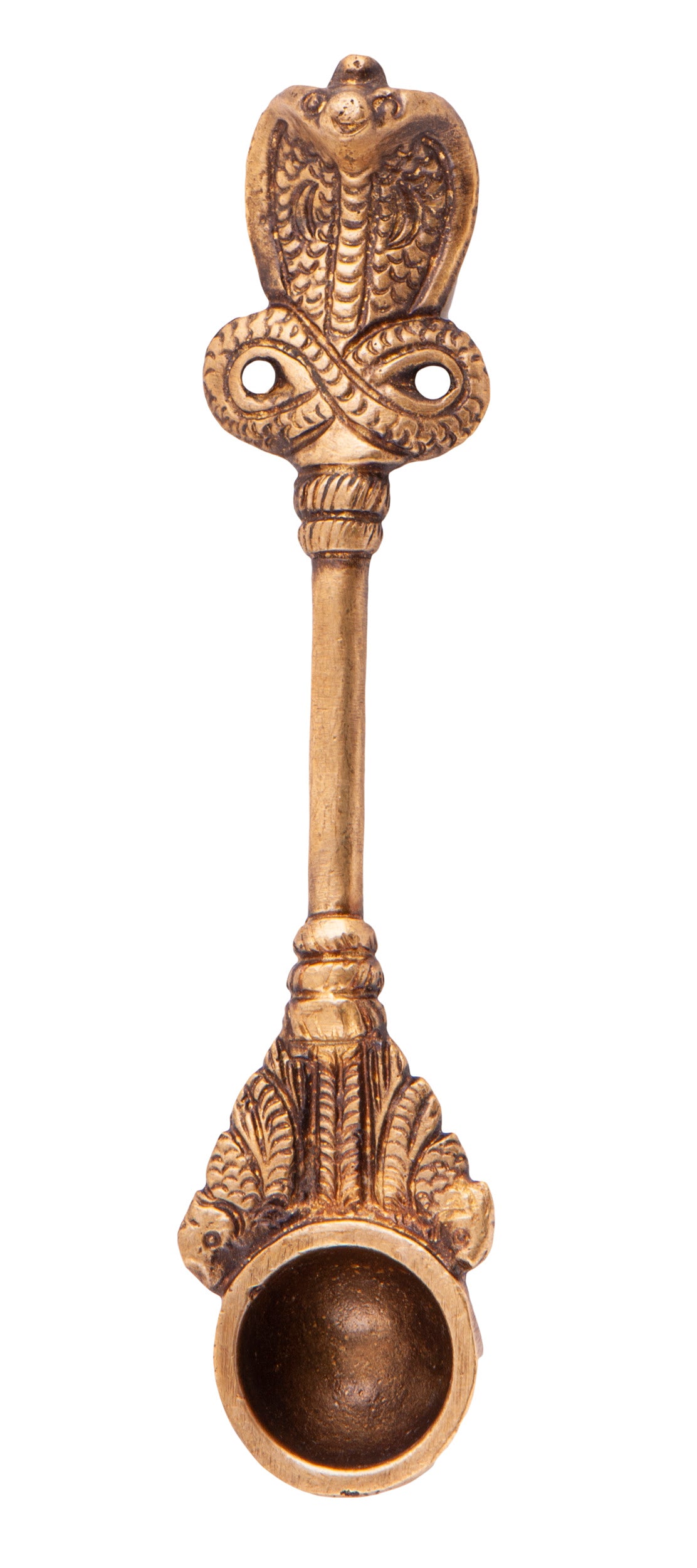 Dhoop-Löffel Messing 16 cm lang zum Räuchern