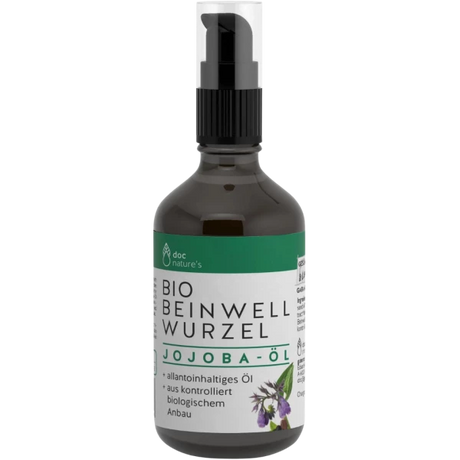 „Doc Nature’s Bio Beinwell-Wurzelöl – natürliches Massageöl mit Jojoba und Beinwellwurzelextrakt zur Pflege von Muskeln und Gelenken“