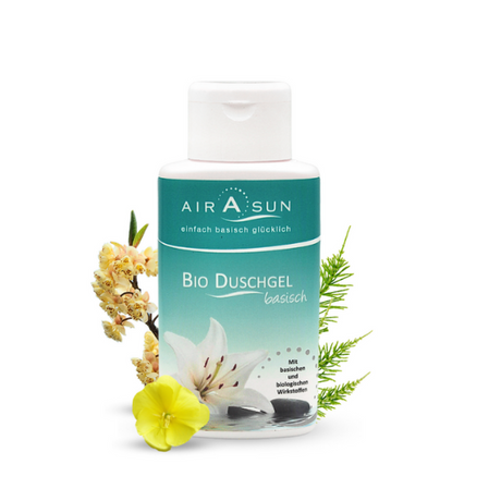 "AIRASUN Basisches Bio Duschgel 200ml - sanfte natürliche Körperreinigung"
