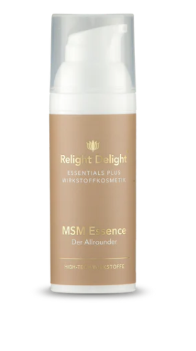 "Essentials Plus MSM Essence unbeduftet 50ml - Anti-Aging Serum mit MSM und Mikro-Silber für empfindliche und problematische Haut"