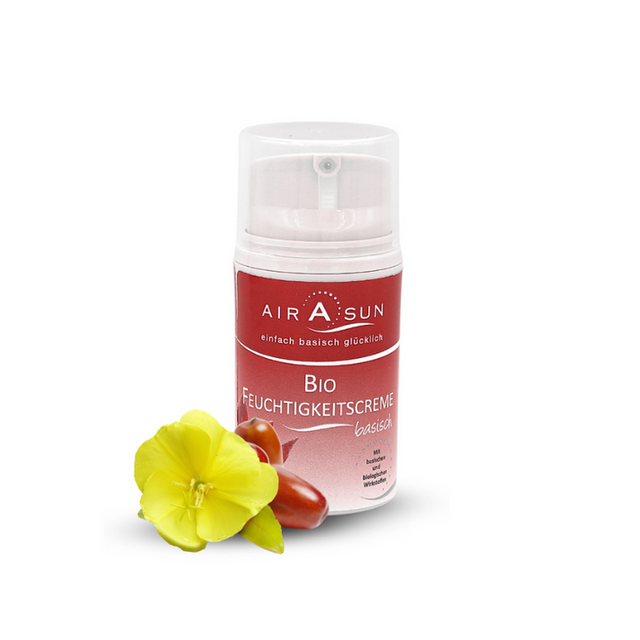 "AIRASUN Basische Bio Feuchtigkeitscreme 50ml - tägliche Gesichtspflege"