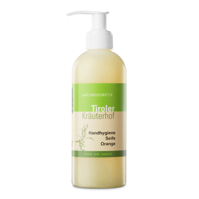 Flüssigseife  - Handhygiene Seife Orange 250ml Tiroler Kräuterhof