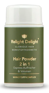 GLORIOUS HAIR - HAARPUDER 2IN1 EXPRESS-AUFFRISCHER MIT ANTI-FETT-EFFEKT FÜR MEHR VOLUMEN UND GRIFFIGKEIT - RELIGHT DELIGHT