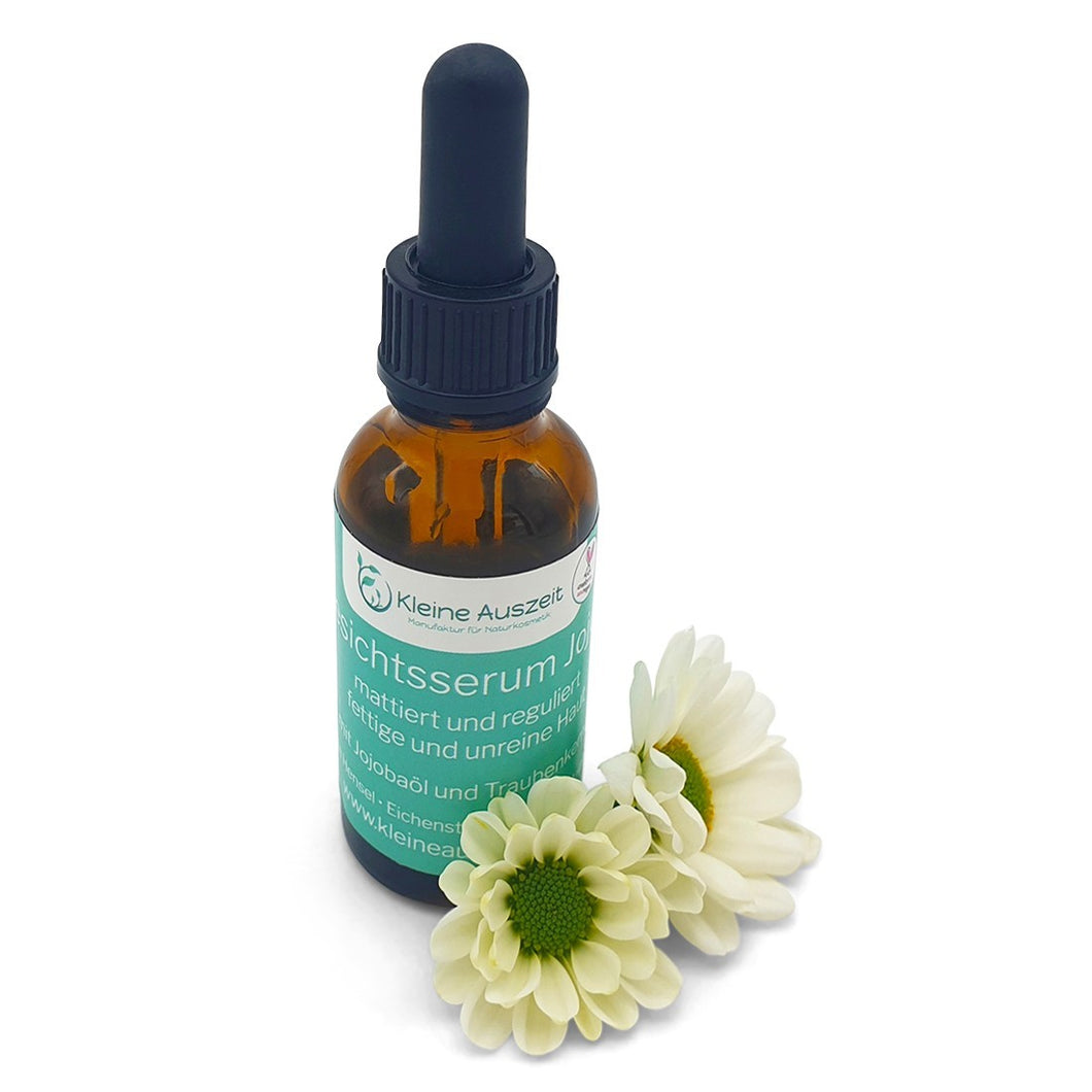 Kleine Auszeit - Gesichtsserum Jojoba, 30ml  - für leicht fettende Haut, zu Unreinheiten neigende Haut